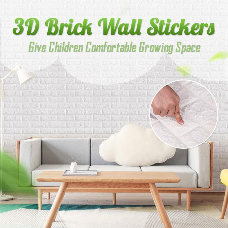 3D Brick Wall Stickers